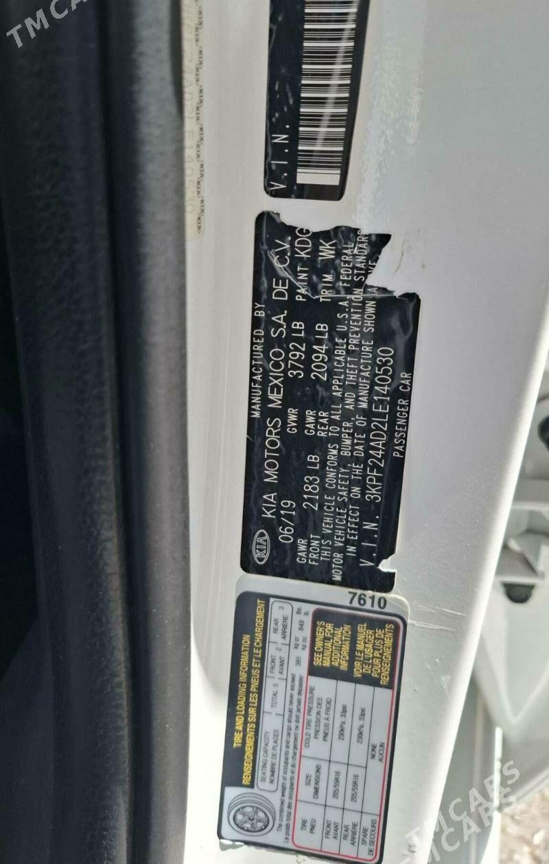 Kia Forte 2020 - 200 000 TMT - Рухабат (90-й разьезд) - img 10