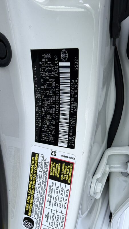 Toyota Camry 2025 - 400 000 TMT - Ашхабад - img 9