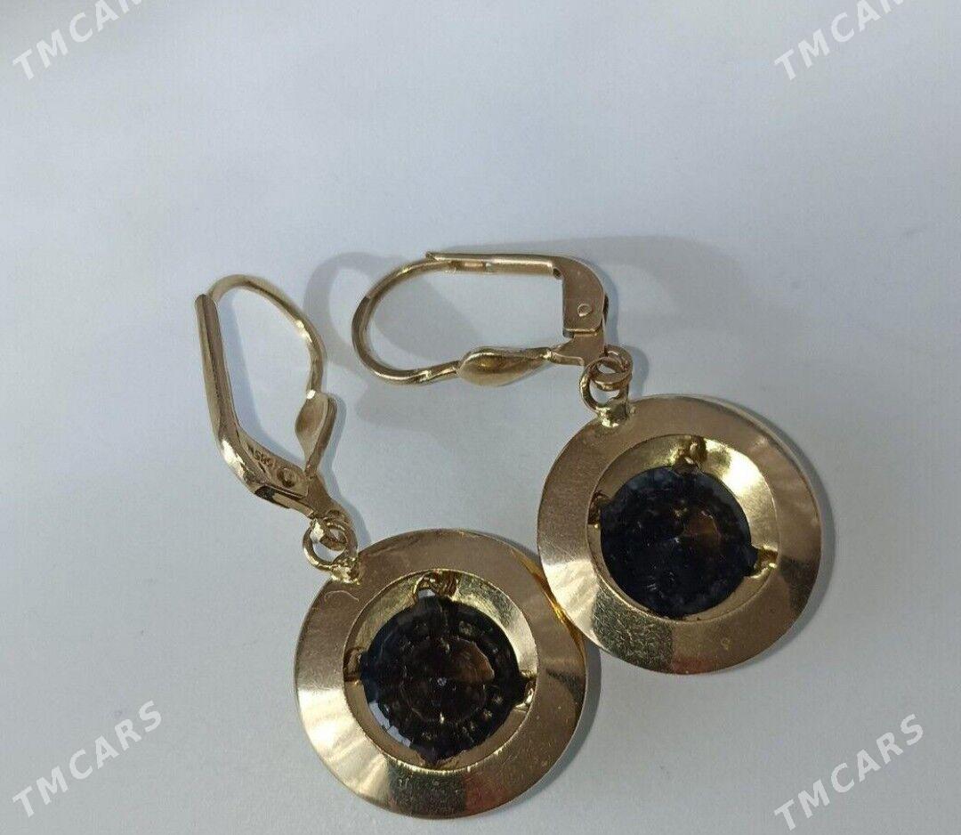 золотые серьги - Aşgabat - img 2