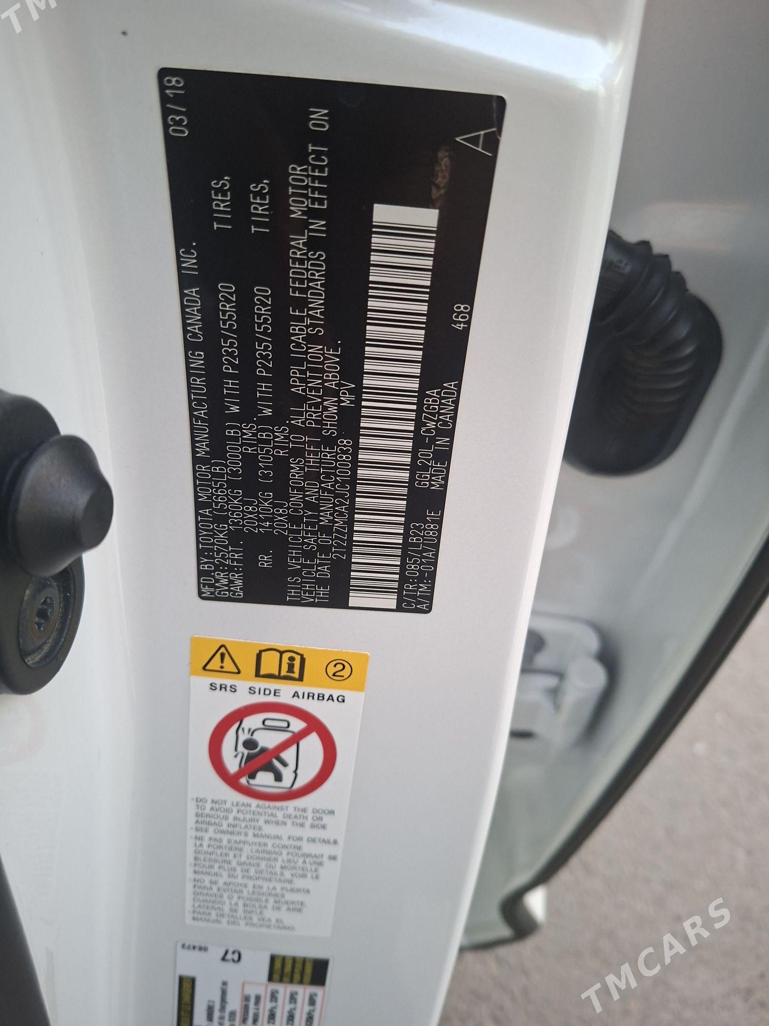 Lexus RX 350 2018 - 520 000 TMT - Мир 2 - img 10