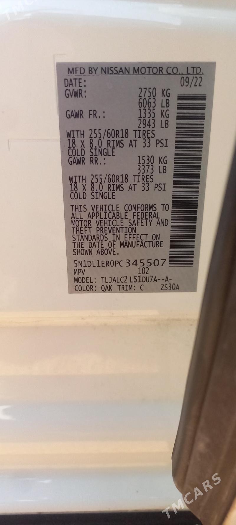 Infiniti QX60 2022 - 515 000 TMT - Türkmenabat - img 6