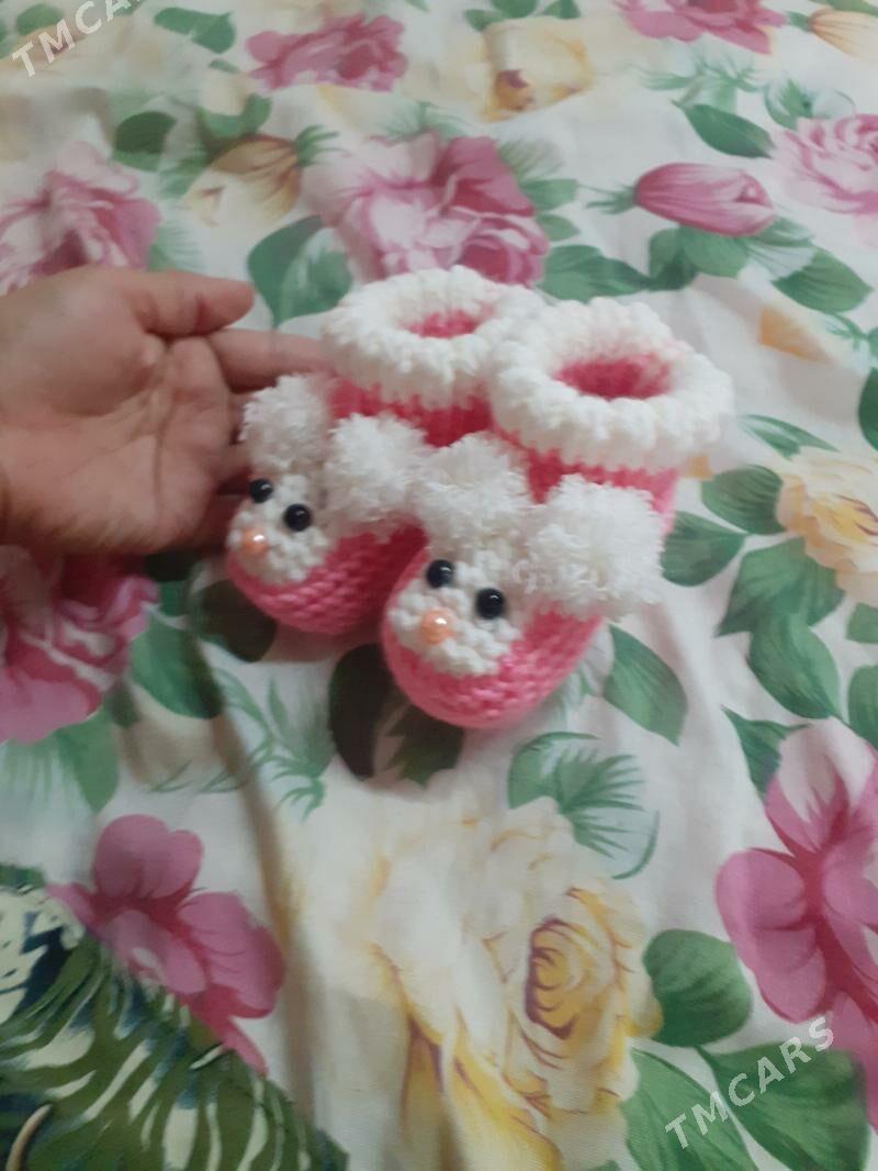 вязаные пинетки - Türkmenabat - img 3