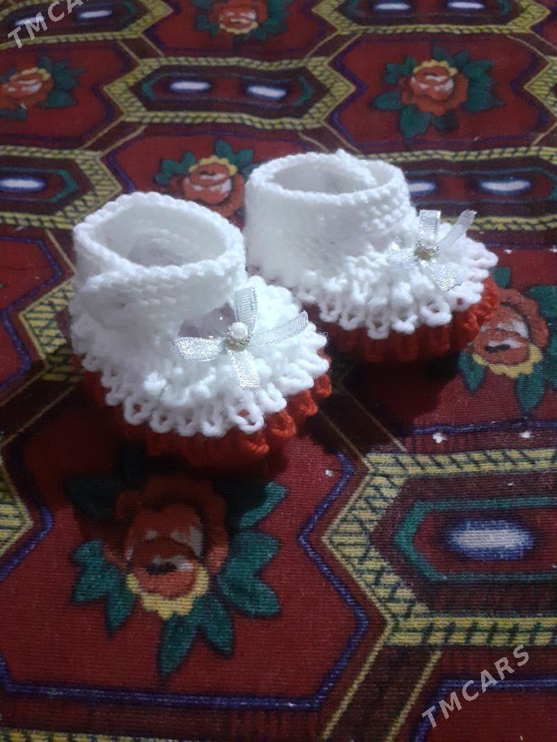 вязаные пинетки - Türkmenabat - img 2