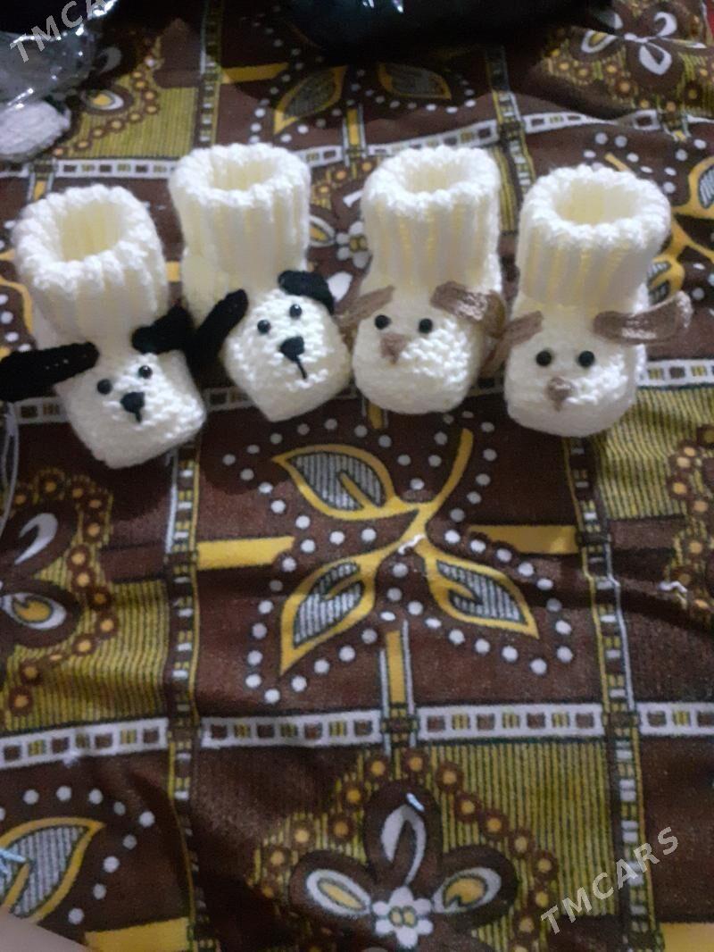 вязаные пинетки - Türkmenabat - img 5