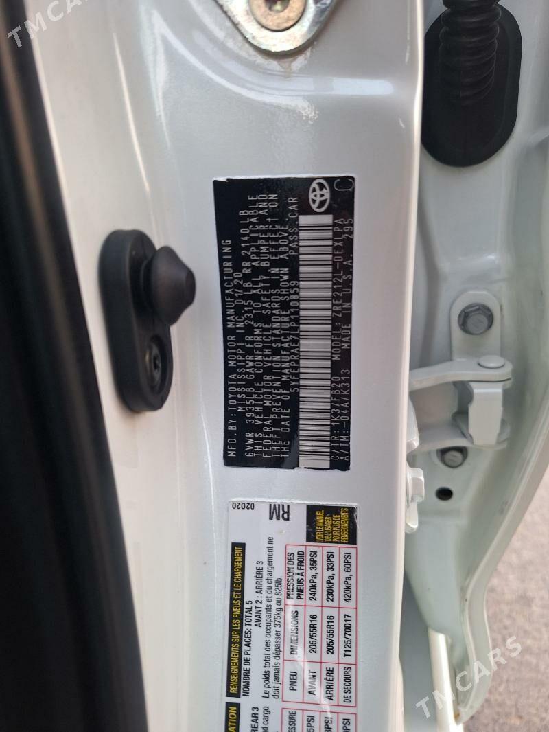 Toyota Corolla 2020 - 230 000 TMT - Мары - img 9