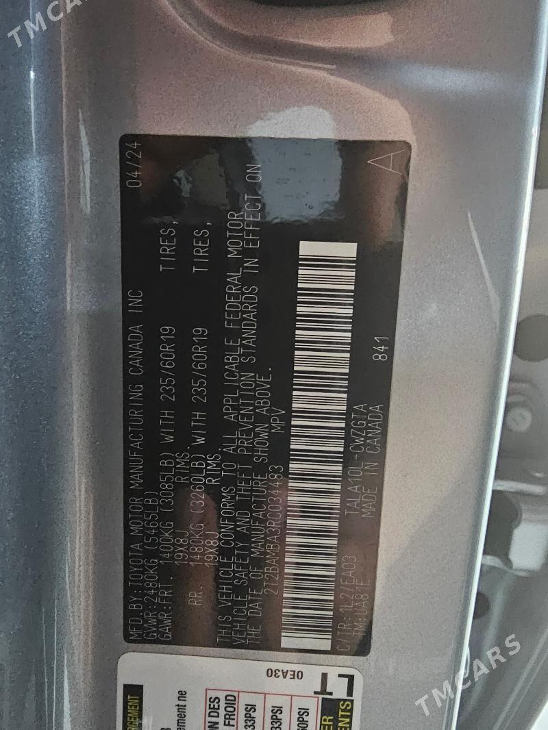 Lexus RX 350 2024 - 728 000 TMT - Мары - img 8