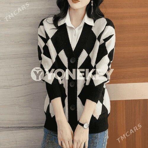 Zenanlar üçin trikotaž žaket - Мары - img 4