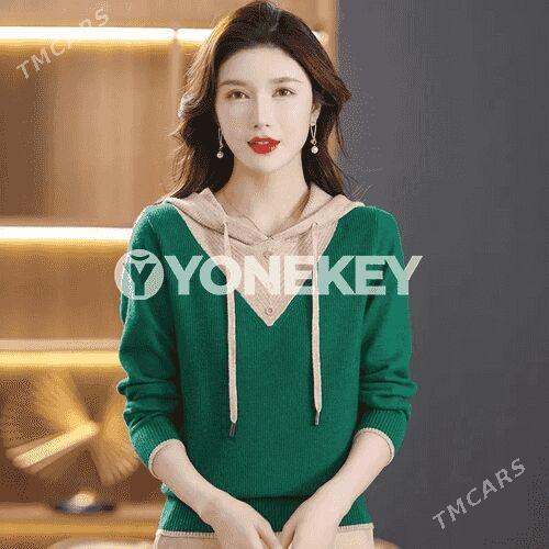 Gyzlar üçin ykjam switer - Мары - img 4