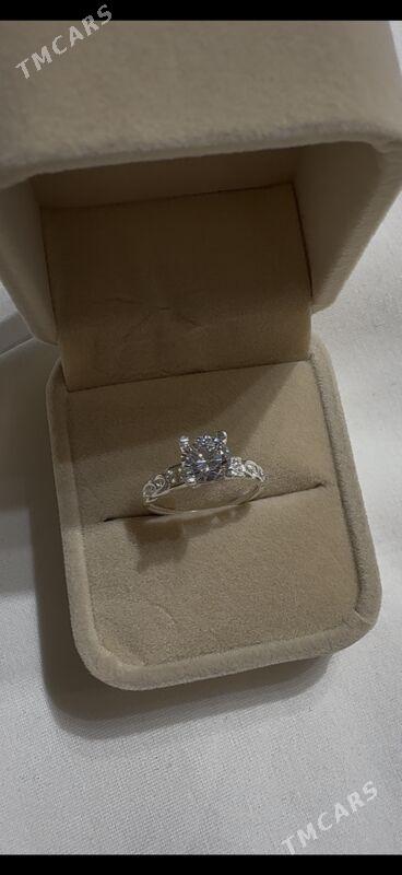 Kümüş tek daş yüzük - Ашхабад - img 3