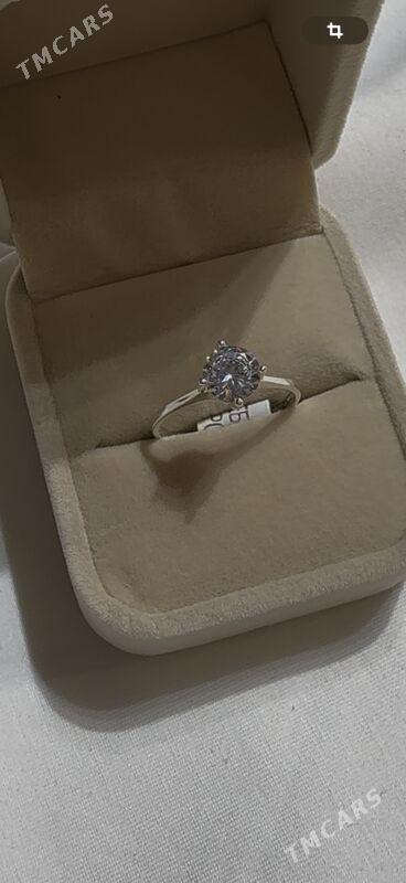 Kümüş tek daş yüzük - Ашхабад - img 2