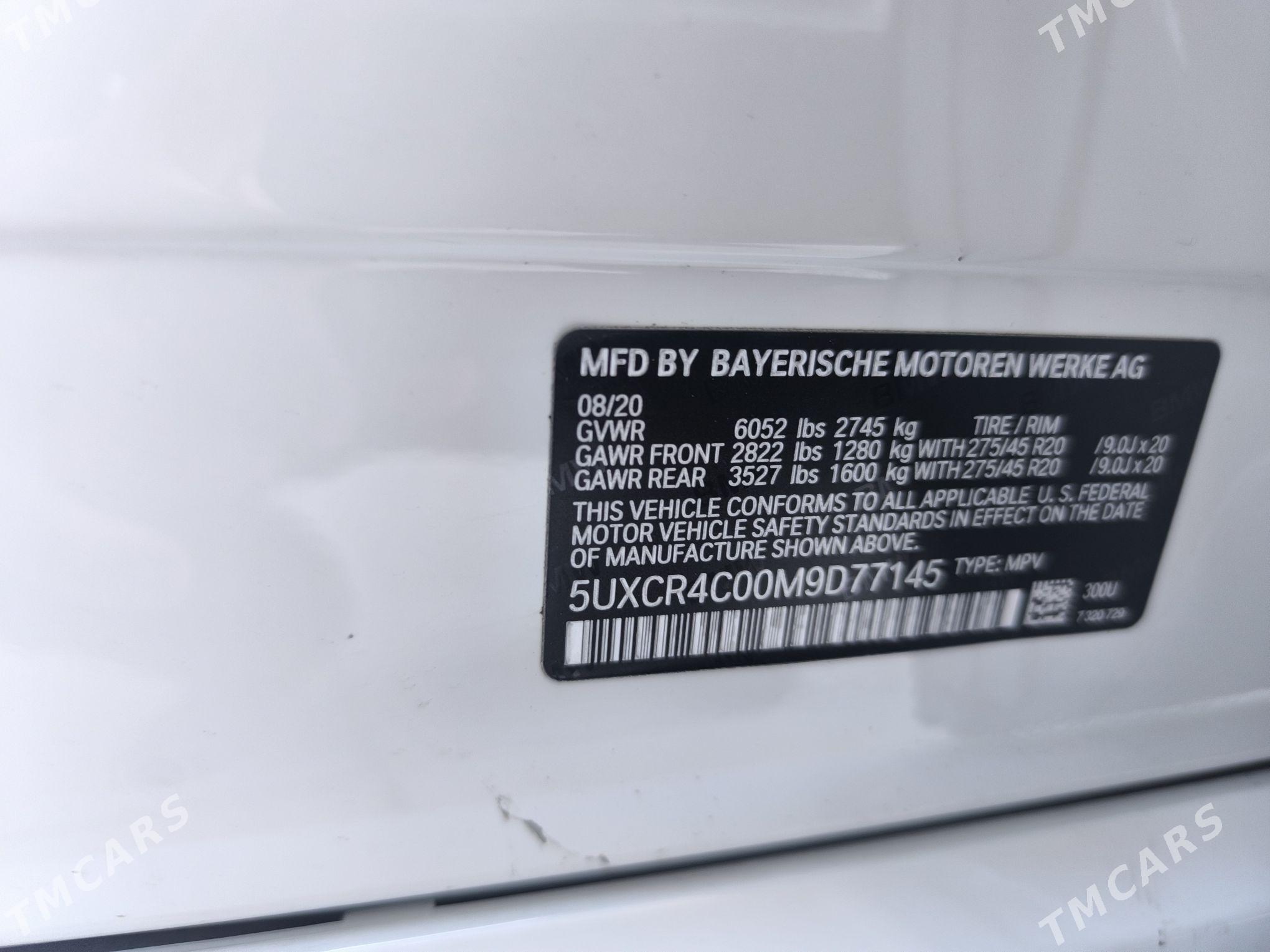 BMW X5 2021 - 760 000 TMT - Ашхабад - img 7