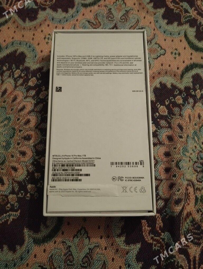 İphone 16pro Max Dublikat - Büzmeýin GRES - img 2