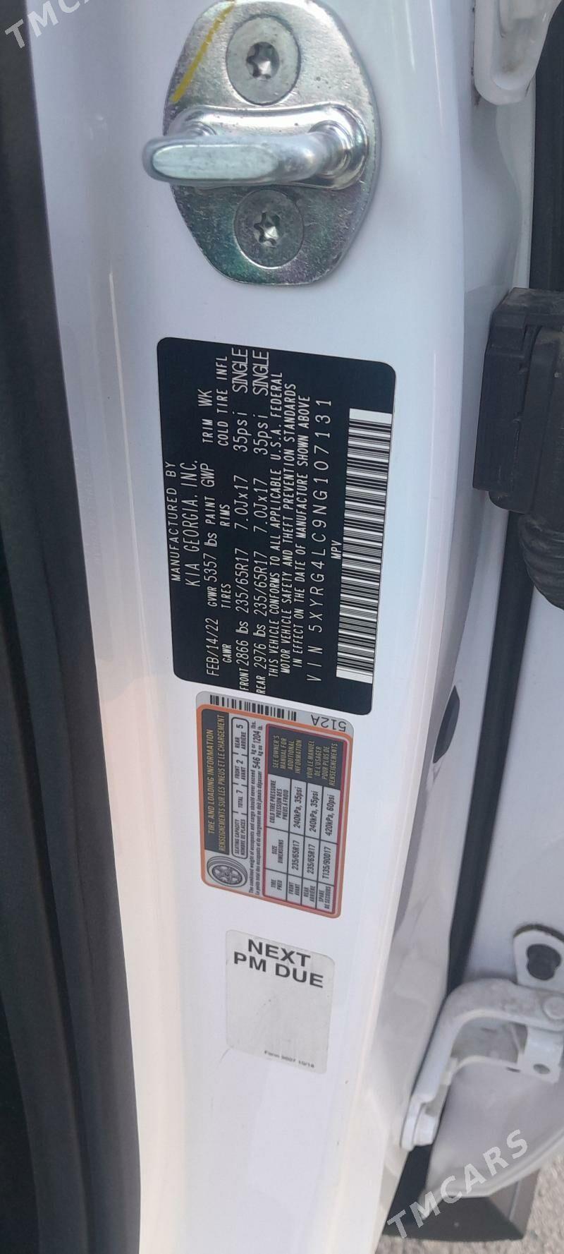 Kia Sorento 2022 - 350 000 TMT - Aşgabat - img 4