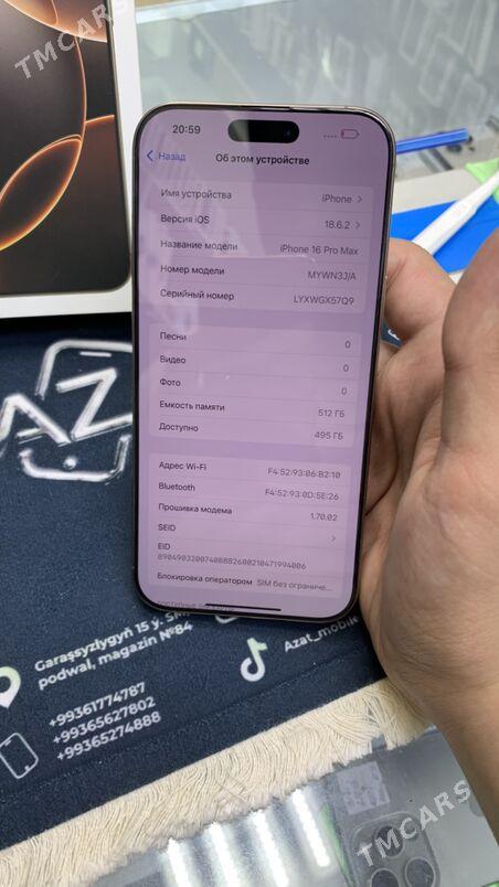 16pro max 512gb 100% - Aşgabat - img 5
