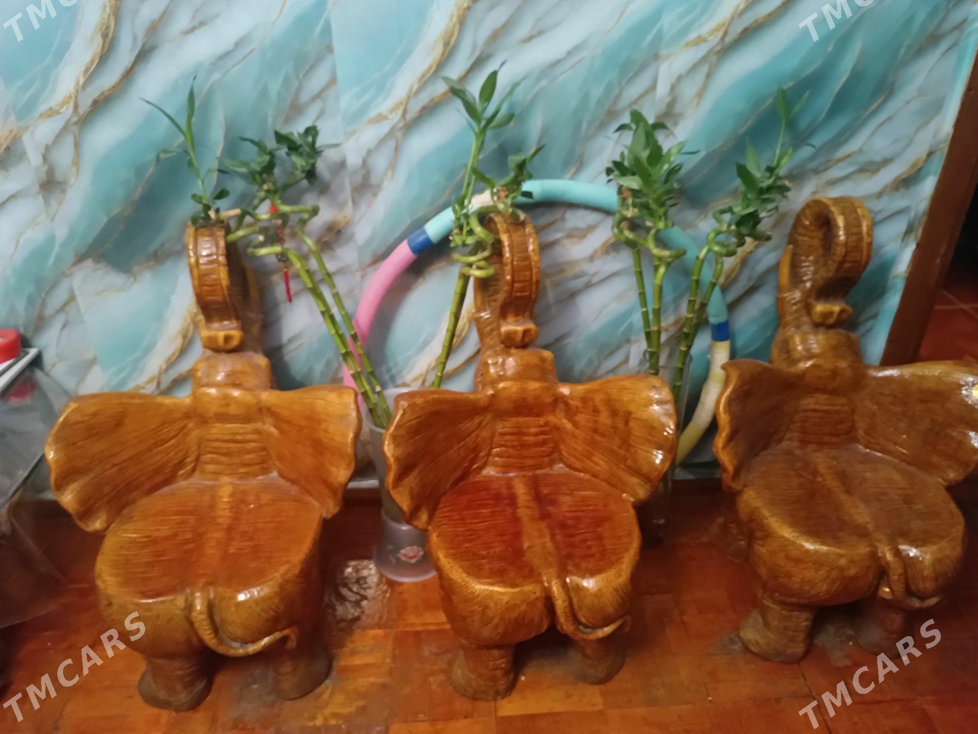 Стол+стулья слоны - Ашхабад - img 2