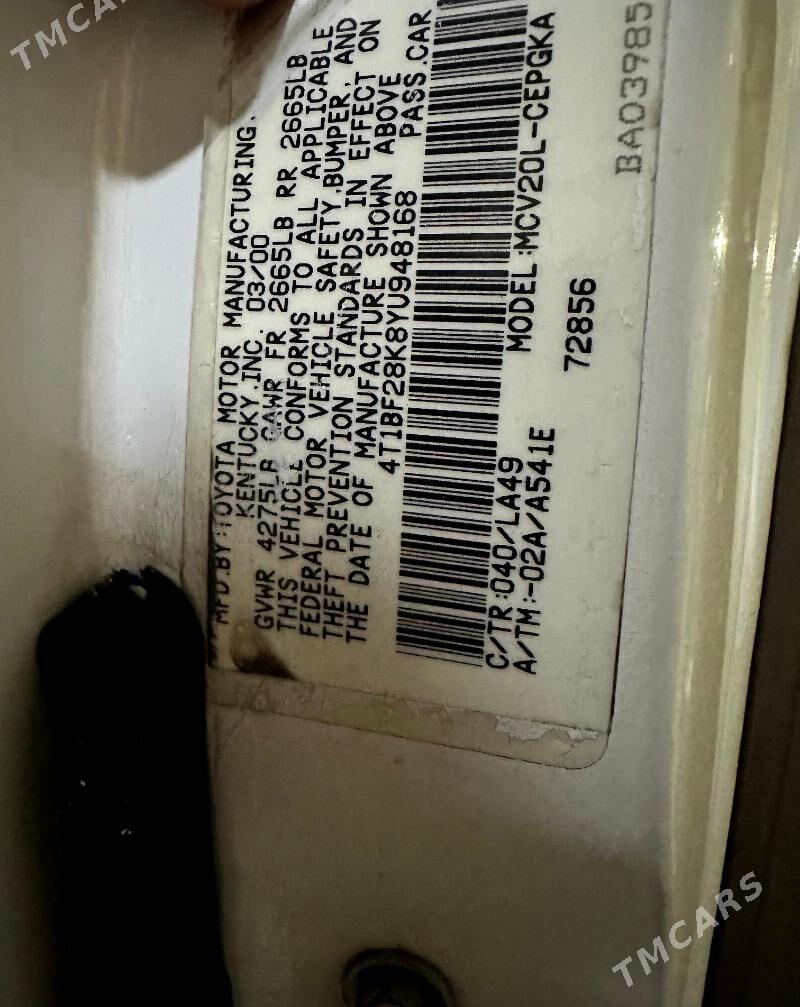 Toyota Camry 2000 - 195 000 TMT - Mary - img 2