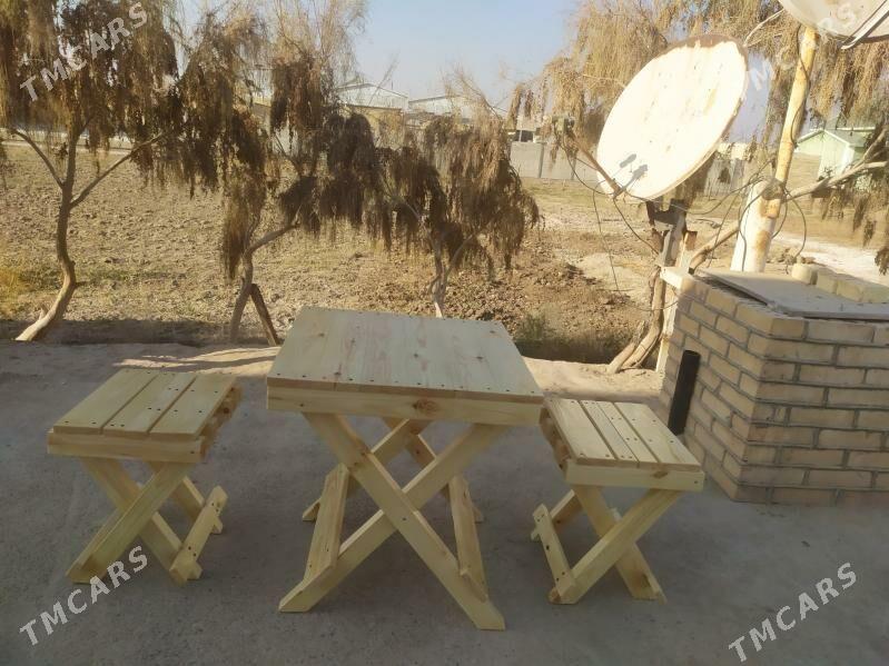 Ýygnalýan stol taburetka - Mary - img 3