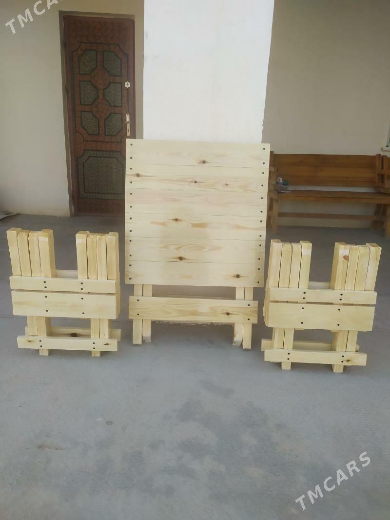 Ýygnalýan stol taburetka - Mary - img 4