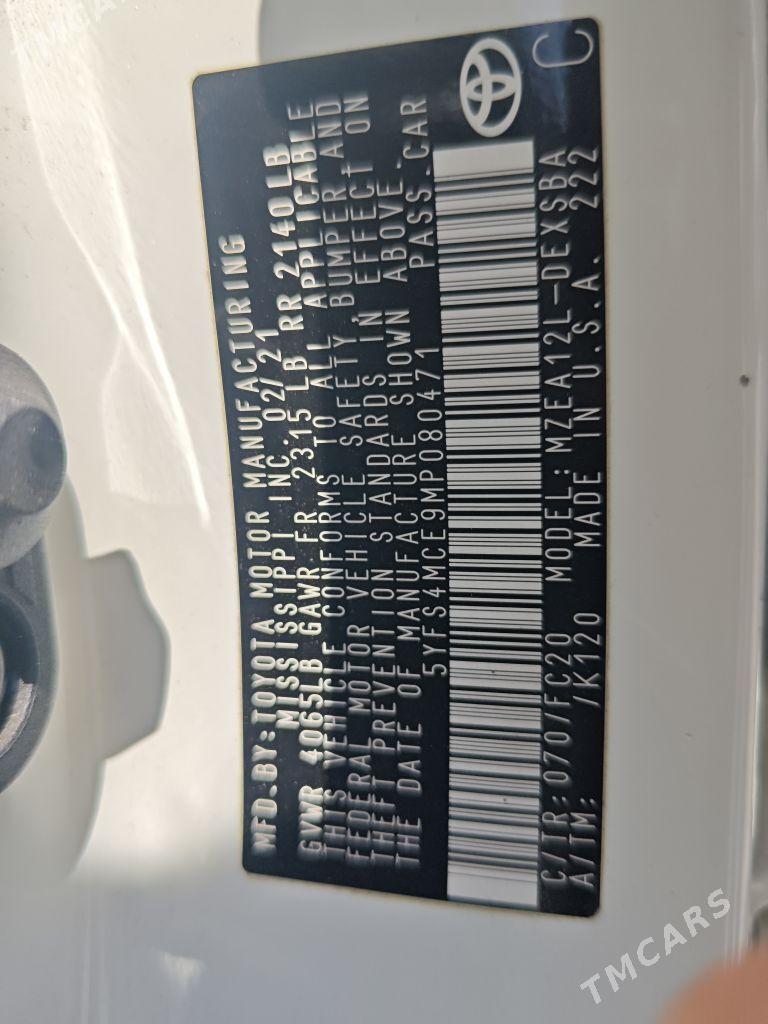 Toyota Corolla 2021 - 245 000 TMT - Ашхабад - img 6