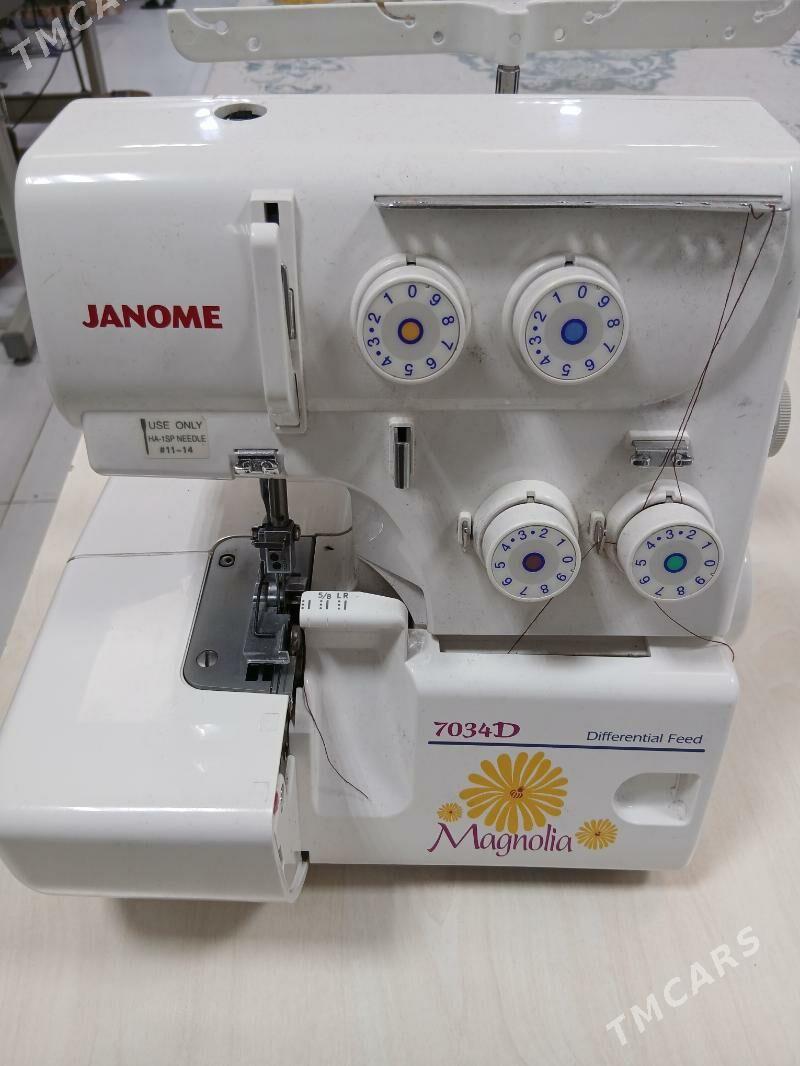 Janome tikin oberlok mashyn - Мир 7 - img 4