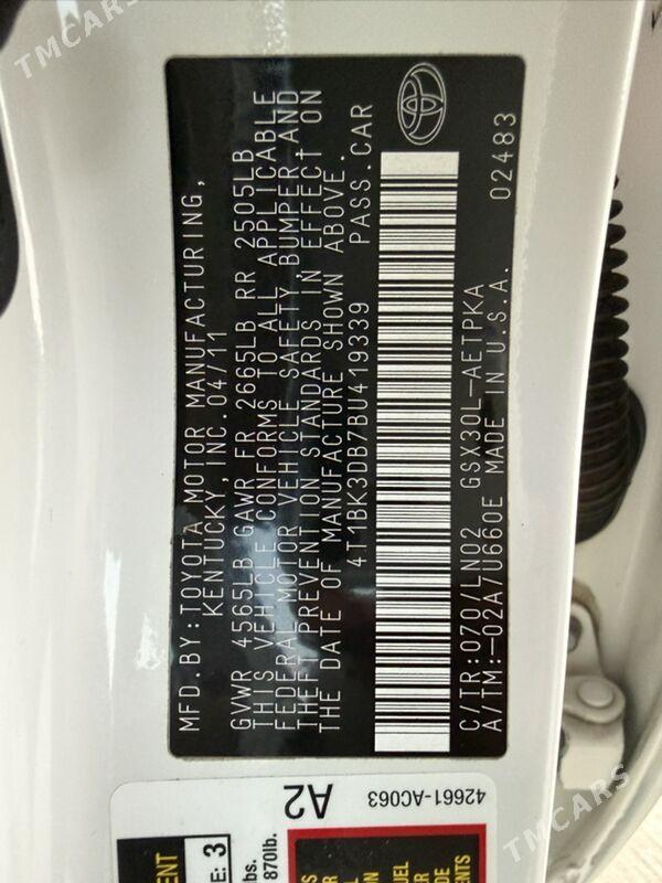 Toyota Avalon 2011 - 335 000 TMT - Гызыларбат - img 5