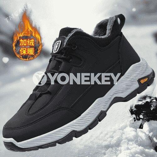 Erkekler üçin mahmal aýakgap - Mary - img 3