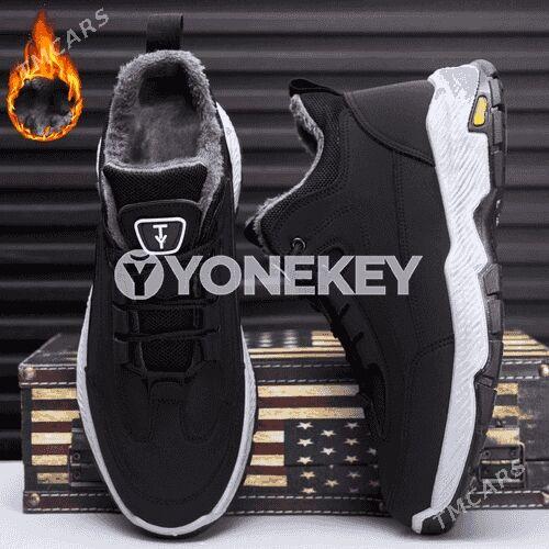 Erkekler üçin mahmal aýakgap - Mary - img 1