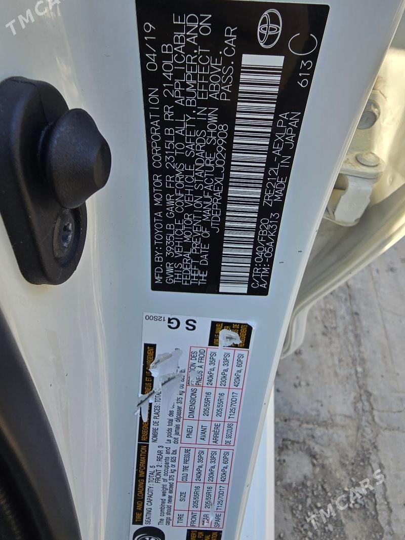 Toyota Corolla 2020 - 240 000 TMT - Aşgabat - img 8