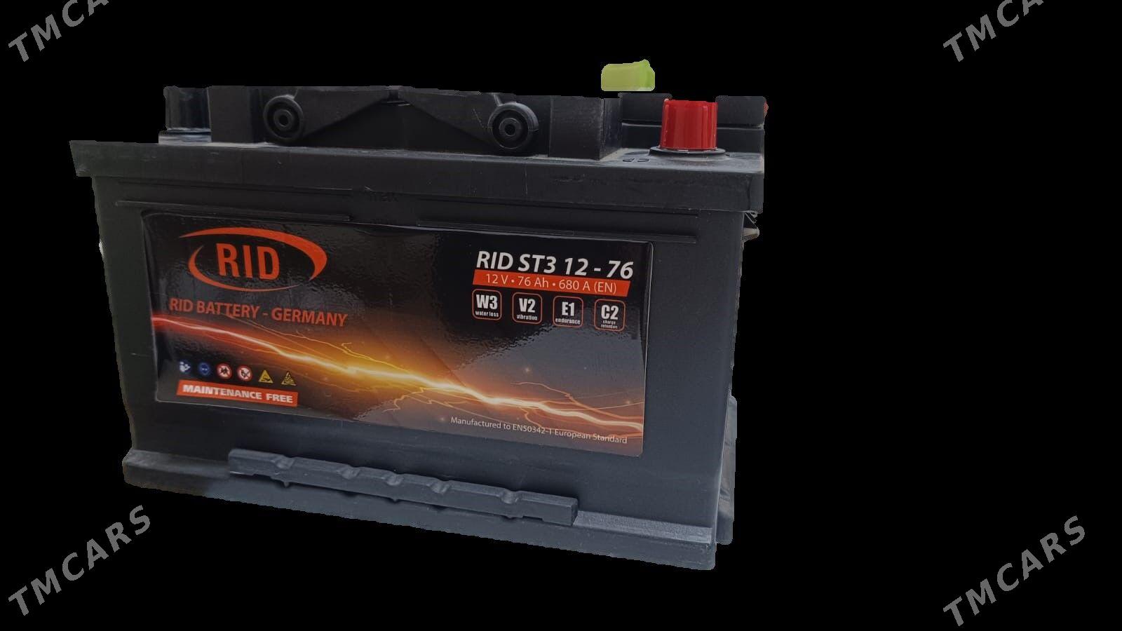 Автомобильные аккумуляторы RID 1 600 TMT - 15-nji tapgyr - img 6