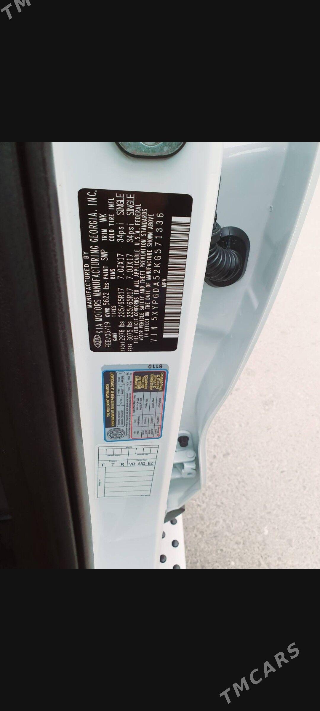 Kia Sorento 2019 - 315 000 TMT - Ашхабад - img 5