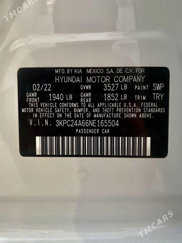 Hyundai Accent 2022 - 230 000 TMT - Ашхабад - img 10