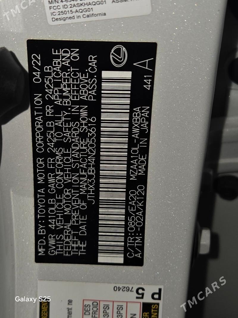 Lexus RX 350 2022 - 340 000 TMT - Мары - img 8