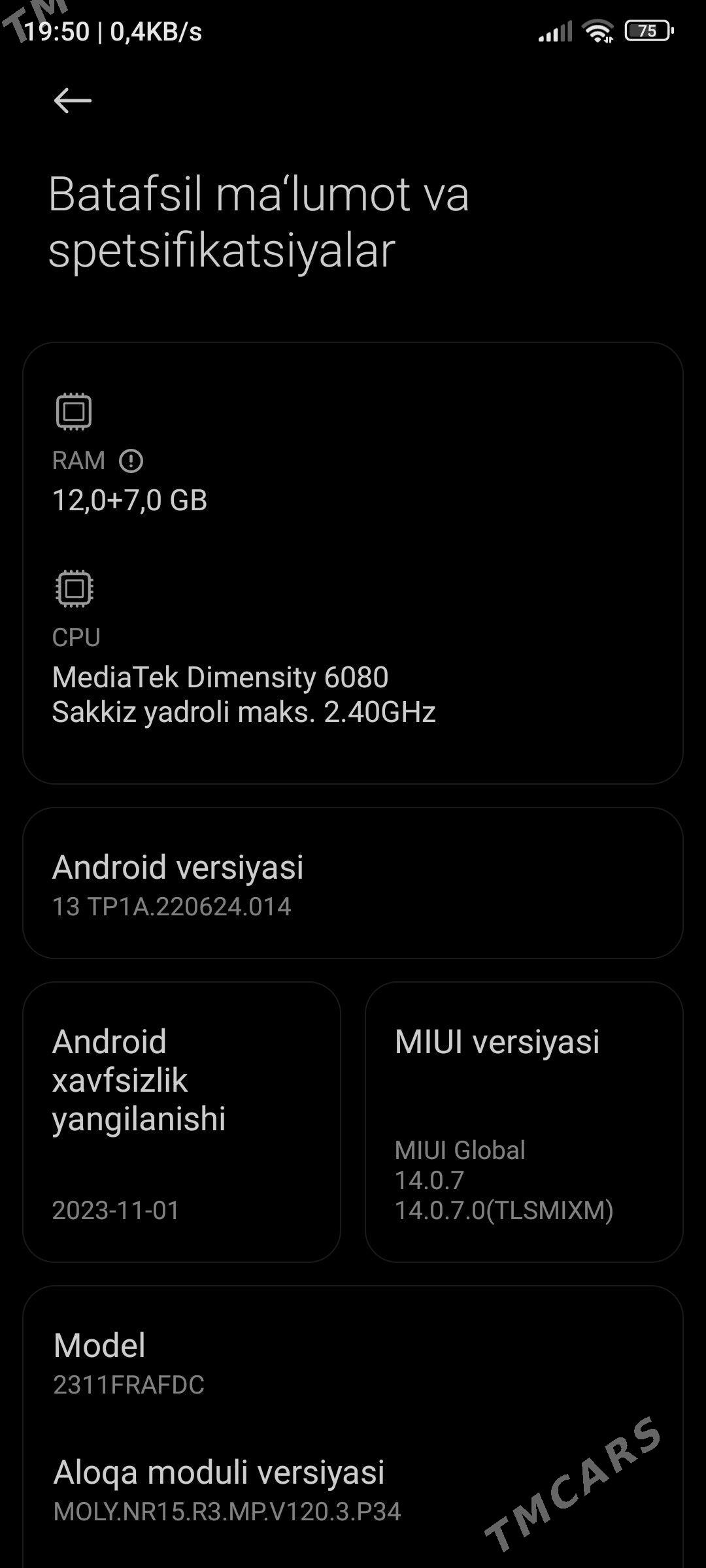 Redmi note13R pro  12+7.256.5G - Daşoguz - img 2