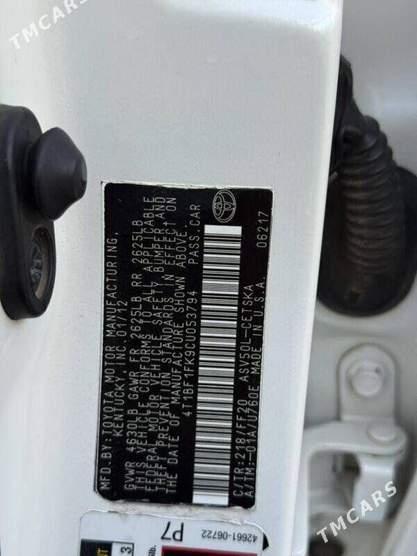 Toyota Camry 2012 - 225 000 TMT - Türkmenabat - img 3