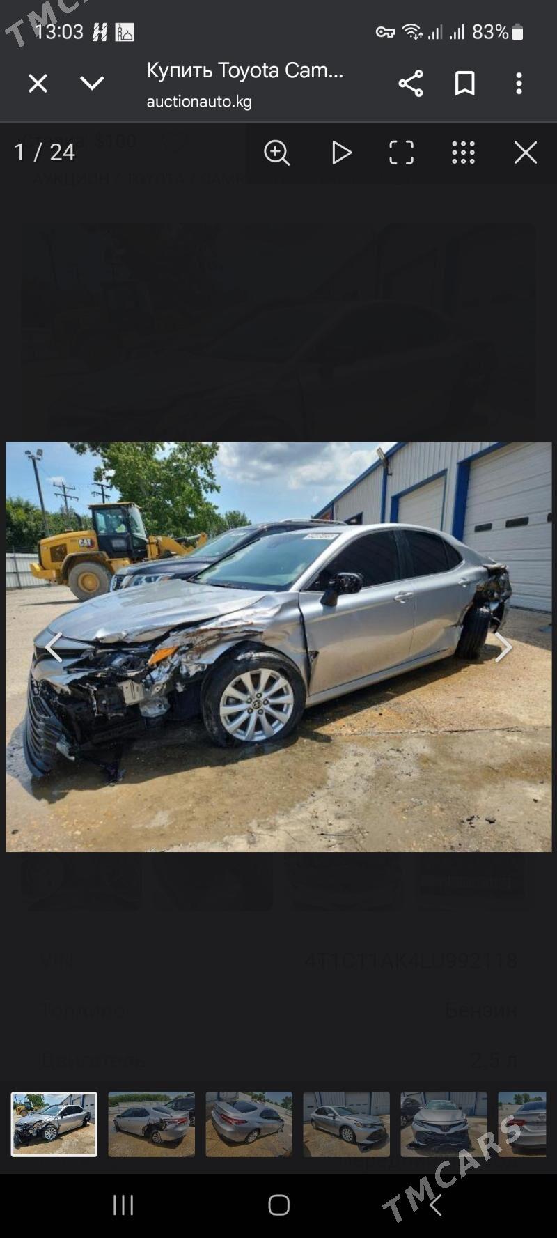 Toyota Camry 2020 - 258 000 TMT - Ашхабад - img 8