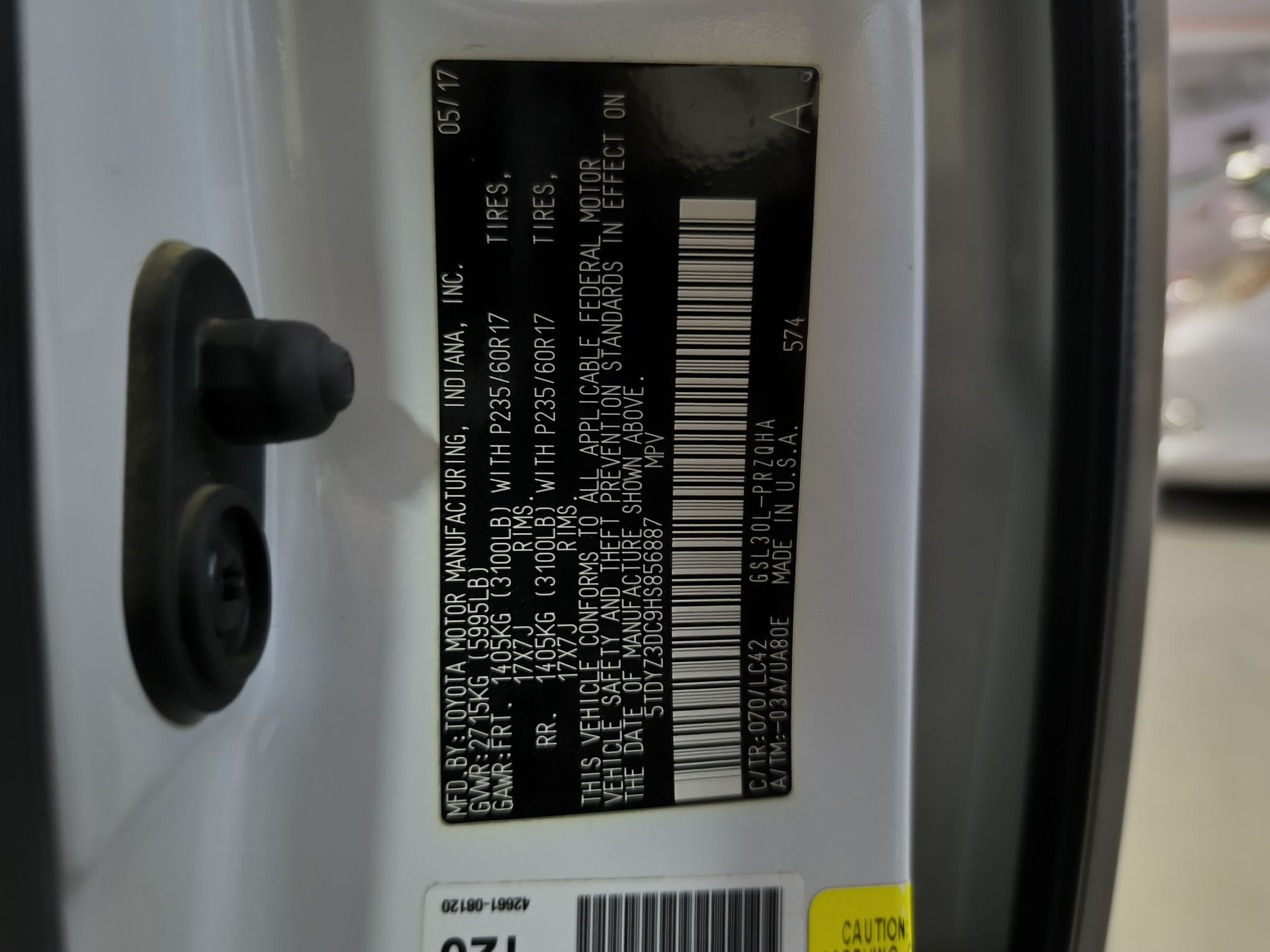 Toyota Sienna 2017 - 460 000 TMT - Aşgabat - img 8