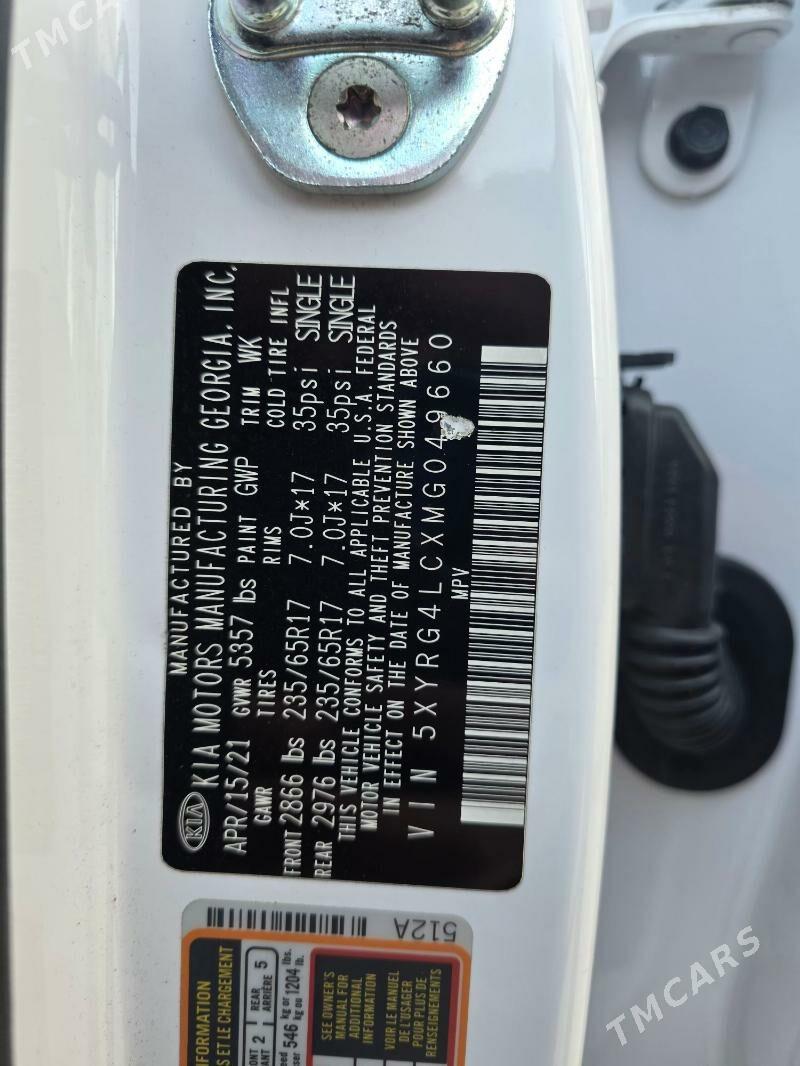 Kia Sorento 2021 - 353 700 TMT - Ашхабад - img 9