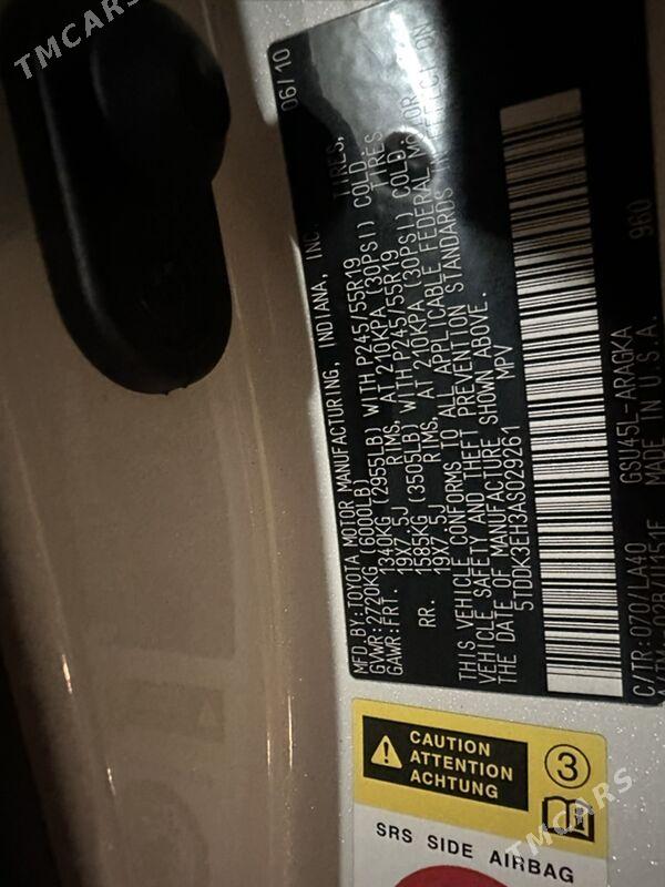 Toyota Highlander 2010 - 329 000 TMT - Ашхабад - img 8