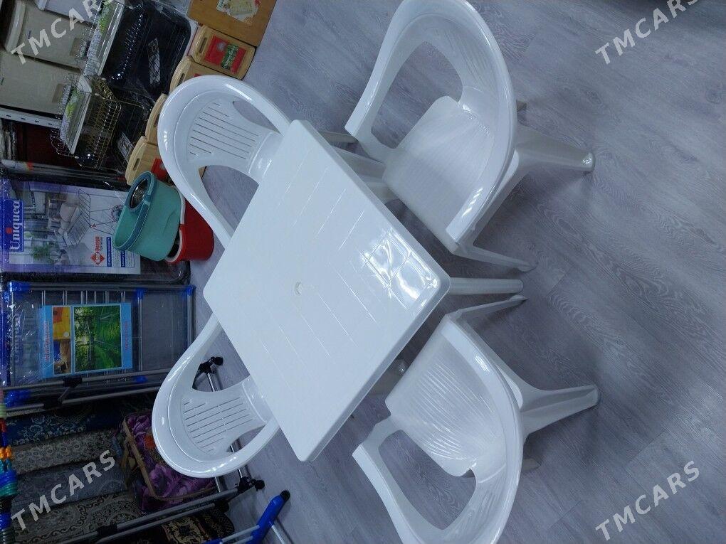 Plastik stol stul стол стулья - Aşgabat - img 4