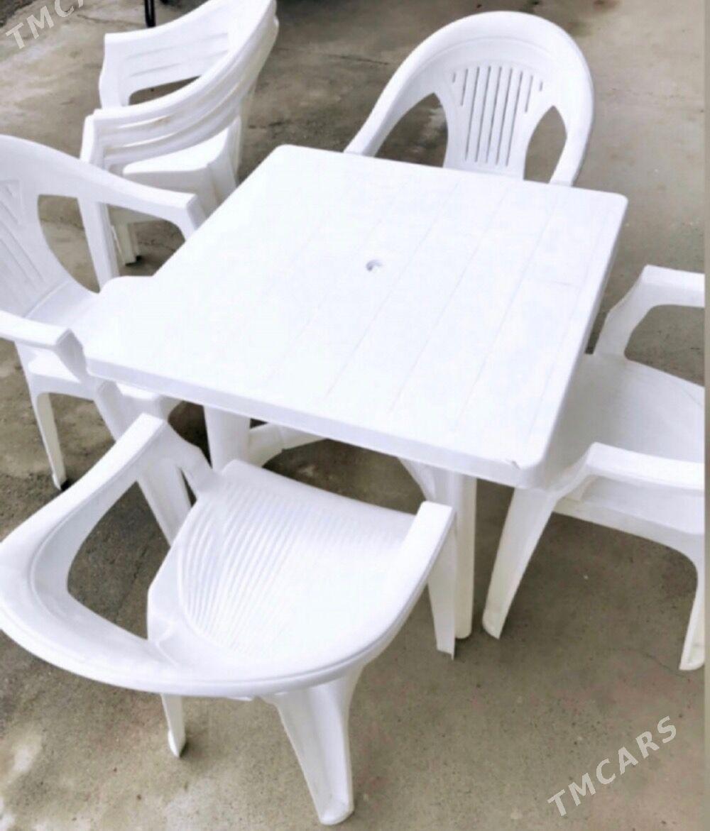 Plastik stol stul стол стулья - Aşgabat - img 3