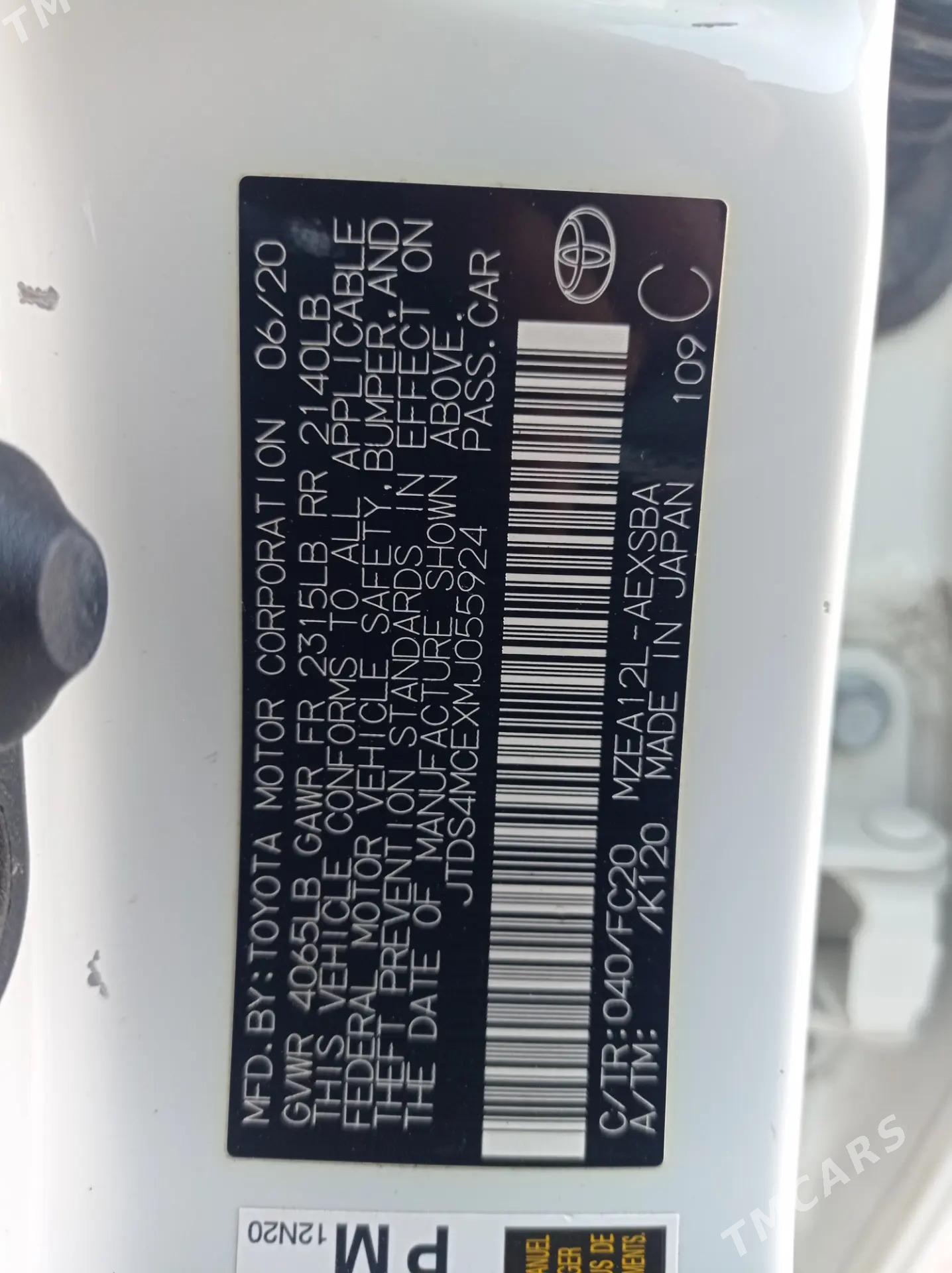 Toyota Corolla 2020 - 249 000 TMT - Мары - img 4