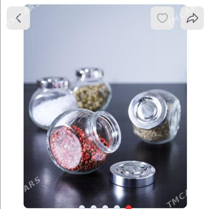 Баночки для специй, Икея, 4 шт - Гаудан "А" - img 1