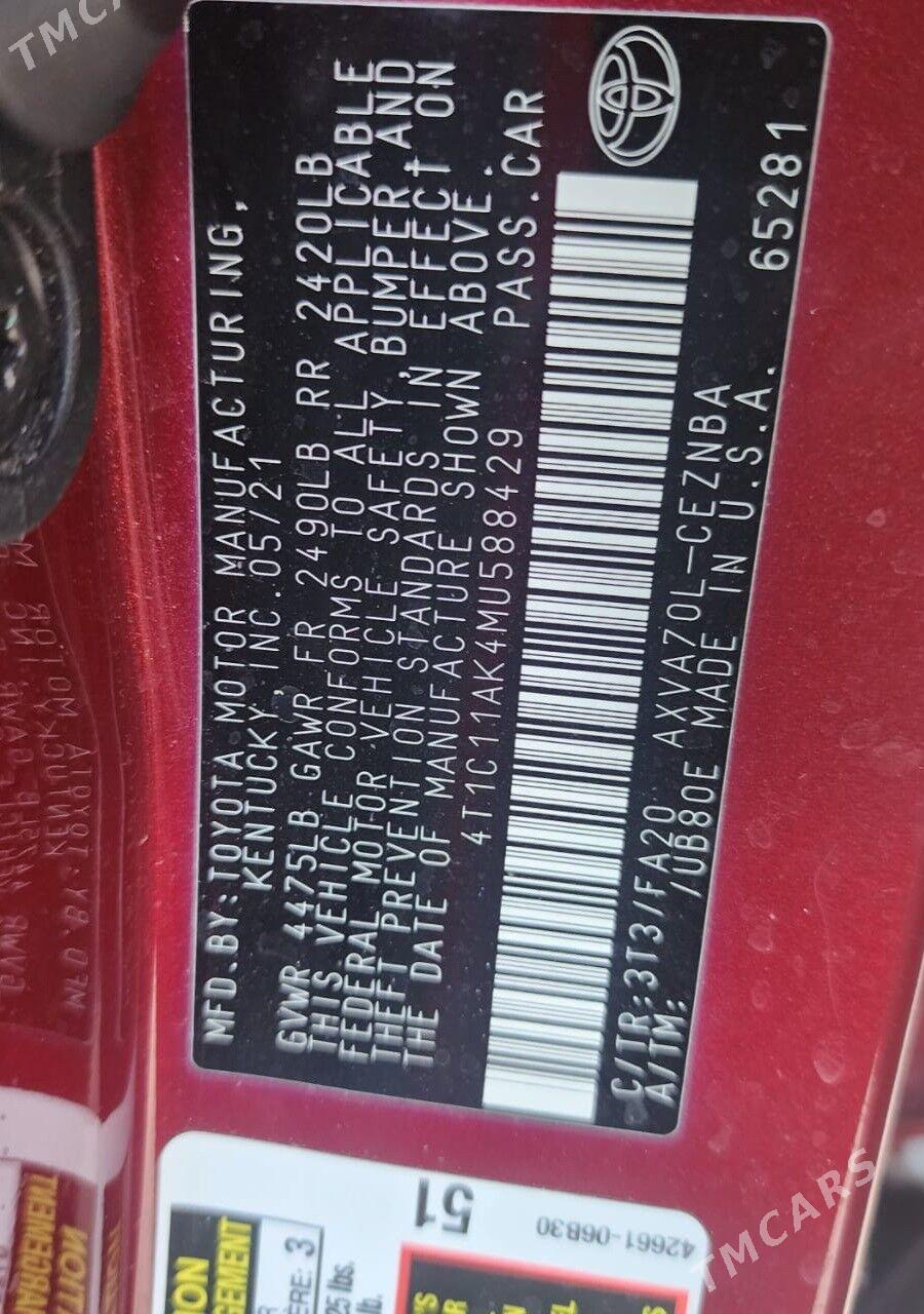 Toyota Camry 2021 - 265 000 TMT - 30 mkr - img 7