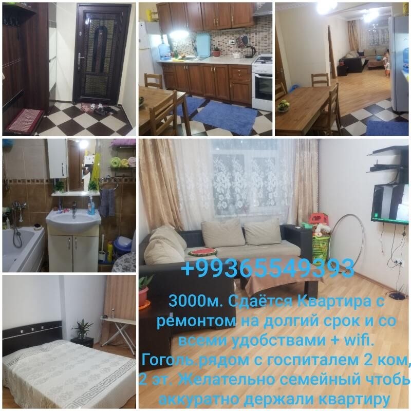 2-x комнатная квартира. кв - Türkmenbaşy - img 2