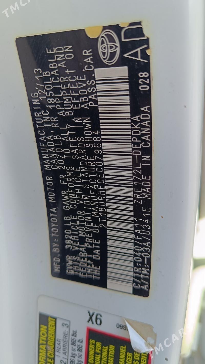 Toyota Corolla 2014 - 168 000 TMT - Ашхабад - img 7