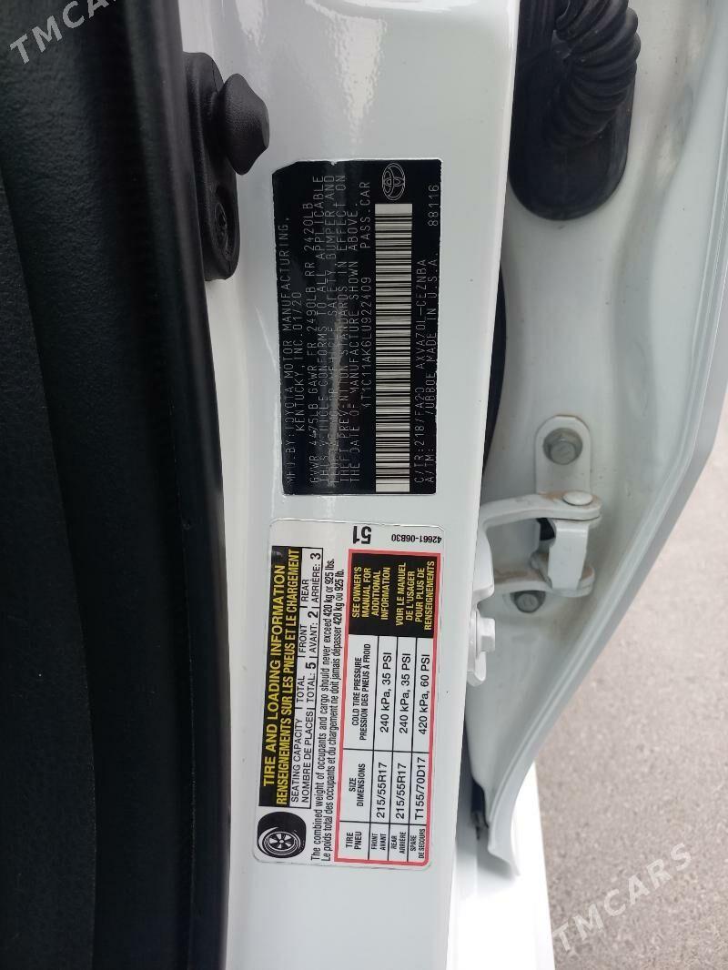 Toyota Camry 2020 - 292 000 TMT - Parahat 8 - img 7