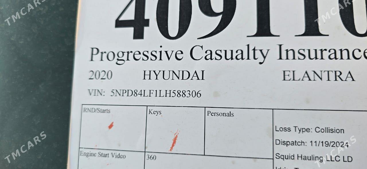 Hyundai Elantra 2020 - 225 000 TMT - Büzmeýin - img 5