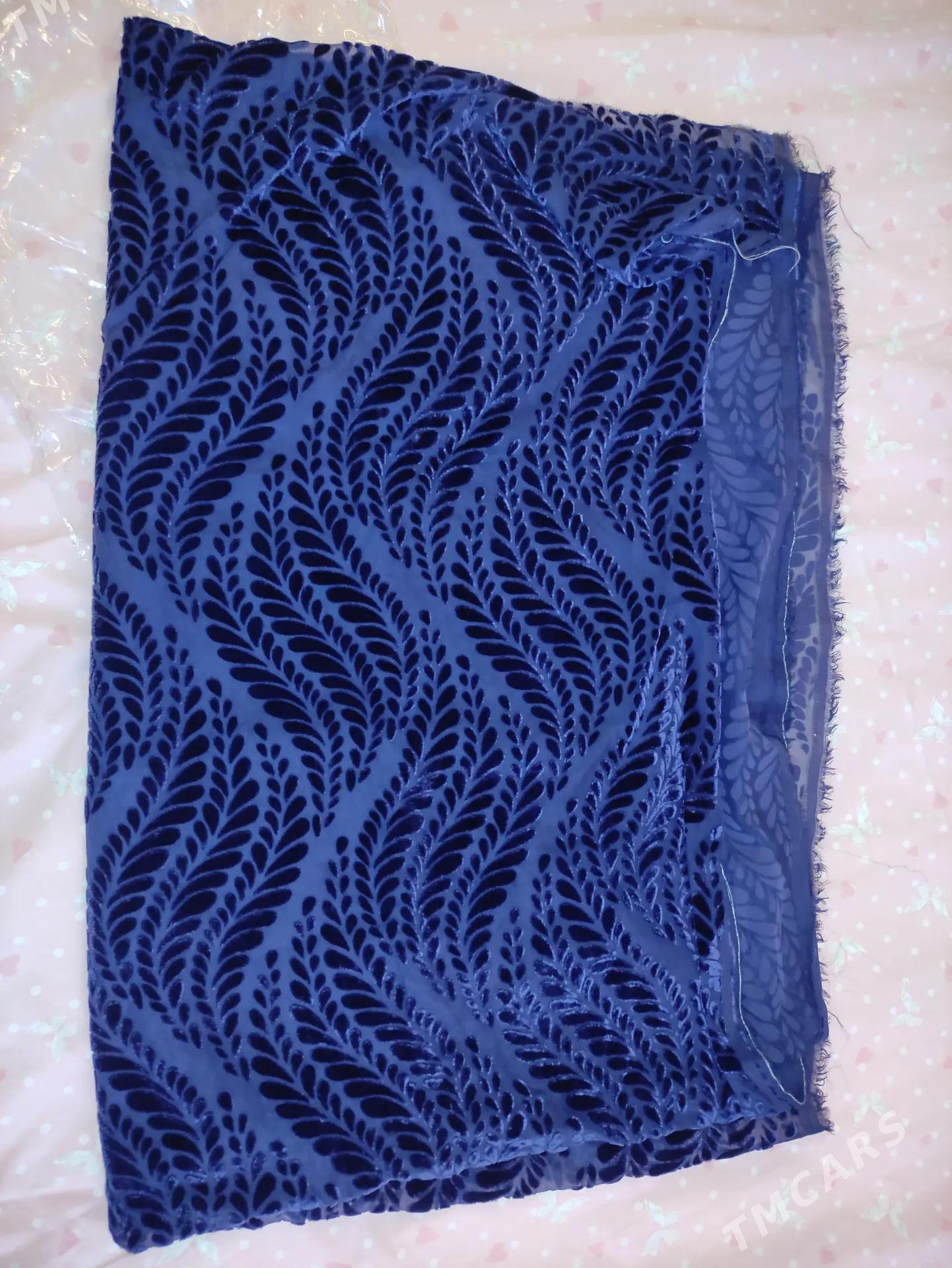 Pombah gülli бархат отрез - Ашхабад - img 5