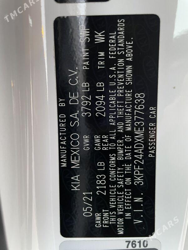 Kia Forte 2021 - 217 560 TMT - Mary - img 5