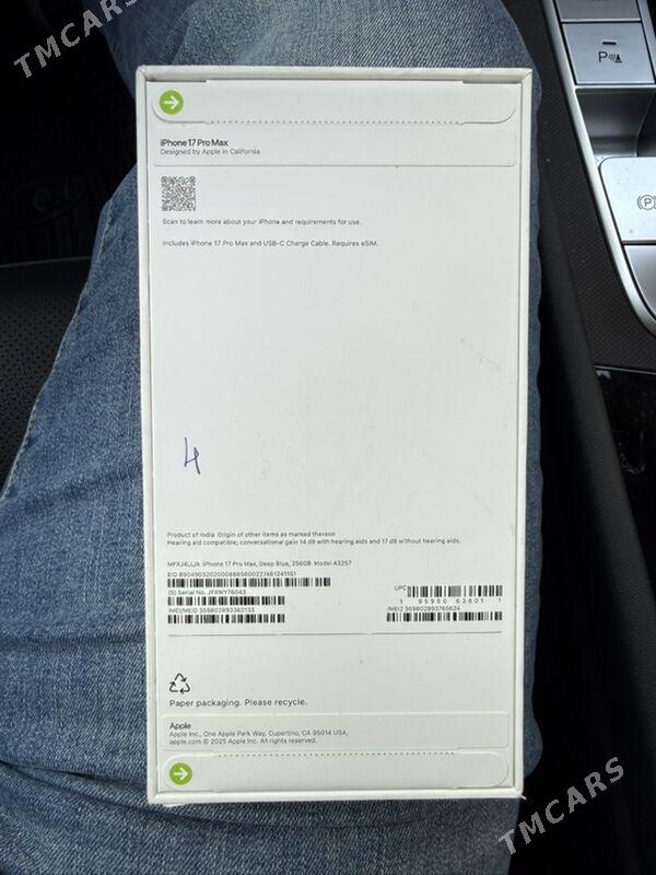 IPHONE 17 pro max 256 gb - Aşgabat - img 2
